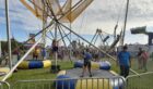 Midway Rides at Sweet Corn Festival